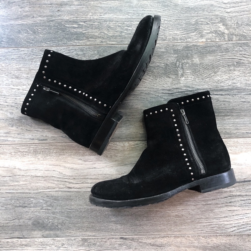Frye Natalie Studded Double Zipper Bootie 9